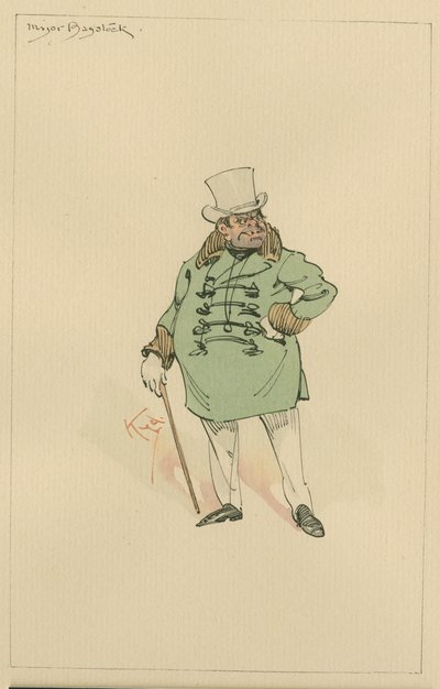 Major Bagstock by Joseph Clayton Clarke